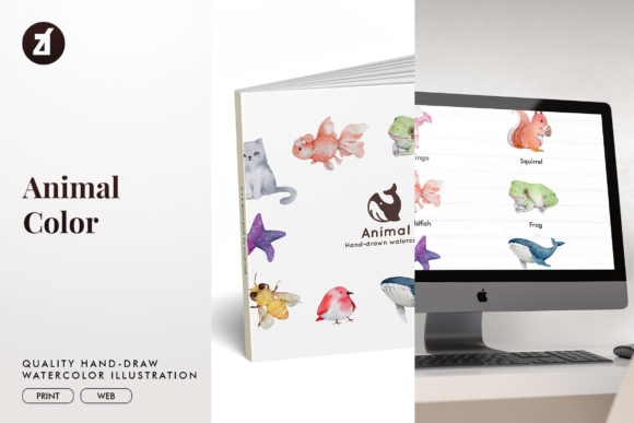 Animal Watercolor Illustration