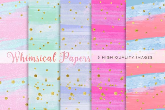 Colorful Watercolor Paper, Clip Art