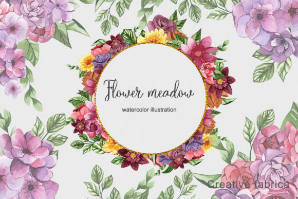 Floral Watercolor Set Illustrations
