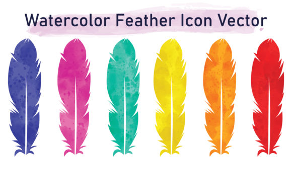 Watercolor Feather Illustrations