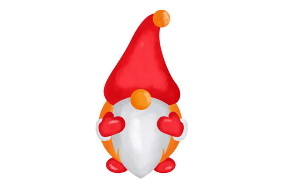 Watercolor Gnomes Illustration