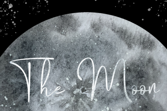 Watercolor Moon Phases Clip Art and Illustrations